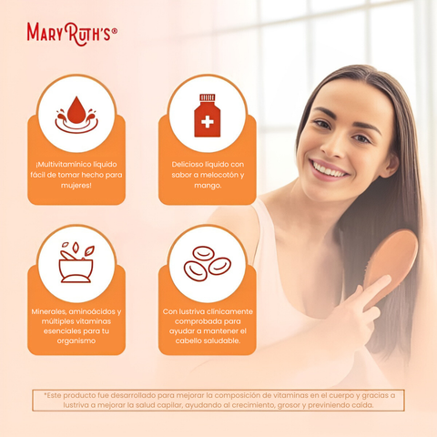 Multivitamínico Mary Ruths + Lustriva®