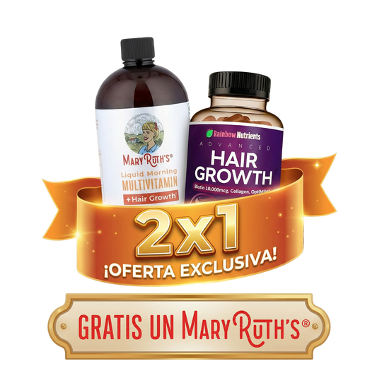 HairGrowth + Mary Ruth's: Transforma tu imagen y eleva tu autoestima en solo 15 días